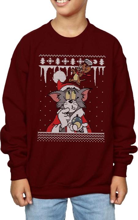 Immagine prodotto Tom & Jerry Christmas Fair Isle Felpa Ragazzi (152, 158)