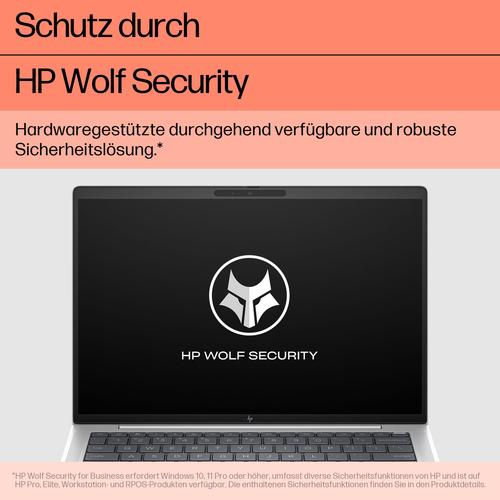 Produktbild HP EliteBook 1040 14 inch G11 Notebook PC, Intel Core Ultra 7, 35,6 cm (14"), 1920 x 1200 Pixel (14", Intel Core Ultra 7 155H, 16 GB, 512 GB, DE)
