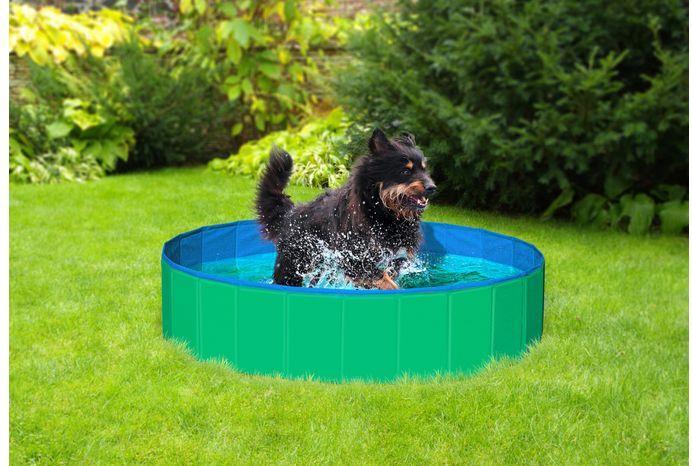 Actual product image Flamingo Doggy Splash Pool Green/Blue M - (540058500218) (Dog kennel)