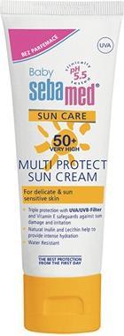 Sebamed Sunscreen Without Perfume Of 50+ Baby Multi Protect Sun Cream 75 Ml (Sonnencreme Gesicht, 75 ml)