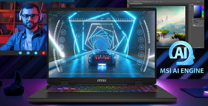 Image du produit MSI Sword 16 HX RTX 4060 (16", Intel Core i7-14700HX, 16 Go, 1000 Go, CH)