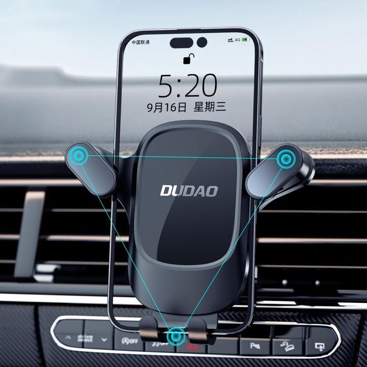 Produktbild Dudao F5Pro Lüftungs-Autotelefonhalter – Schwarz
