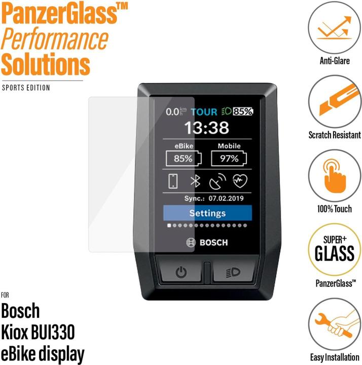 Image du produit PanzerGlass Protection d'écran anti-reflet pour Bosch Intuvia BUI 330 (Écran)