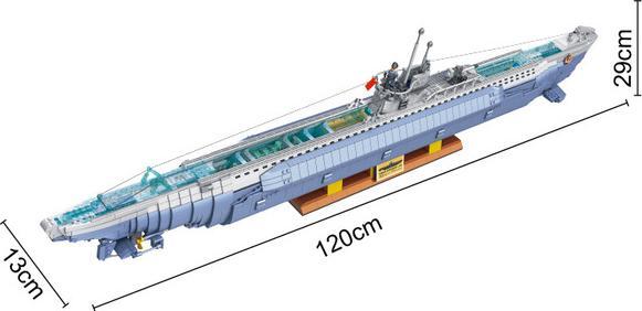Actual product image Panlos VIIC U-552 Submarine