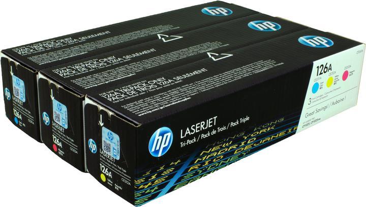Actual product image HP 126a (M, C, Y)