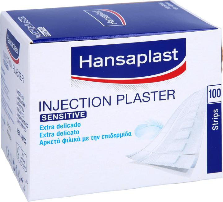 Actual product image Beiersdorf HANSAPLAST SENSITIVE injection plaster, 100 pcs PFL (100 x)