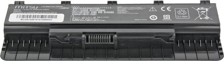 Actual product image Mitsu BATTERY BC/AS-G551 (ASUS 4400 MAH 49 WH) - Battery (1 Cells, 4400 mAh)