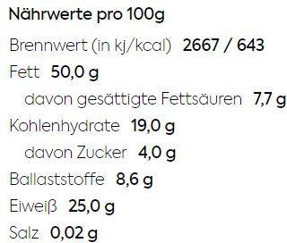 Valori nutrizionali e ingredienti KoRo Bio Erdnussmus (500 g)