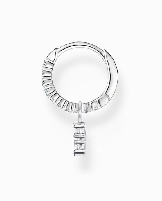 Produktbild Thomas Sabo Einzel Creole mit Stern Anhänger Silber (925er Silber)