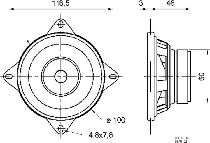 Actual product image Visaton Full range loudspeaker FR 10 HM