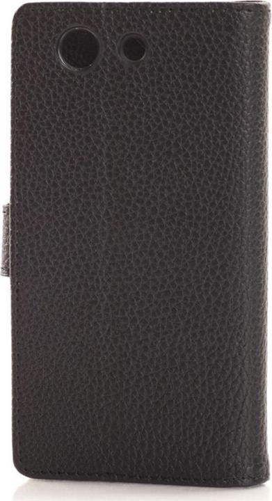 Actual product image König Design Protective Cover Mobile Case (Flip Landscape) for Mobile Sony Xperia Z3 Compact Black (Sony Xperia Z3 Compact)