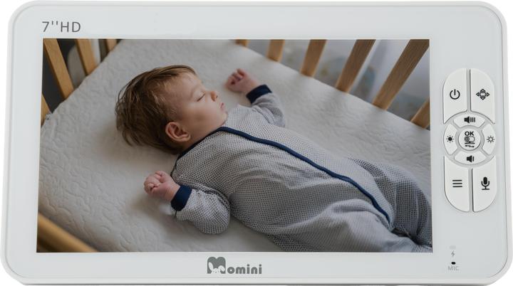 Actual product image Momini DreamWatcher baby monitor with 2 cameras (Video & Audio, 300 m)