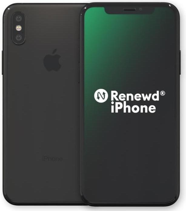 Image du produit Renewd iPhone XS (64 Go, Gris sidéral, 5.80", 12 Mpx, Double SIM, A / Comme neuf)