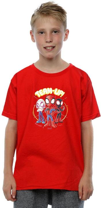 Image du produit - T-shirt SPIDEY AND HIS AMAZING FRIENDS SKETCH - Garçon (104)