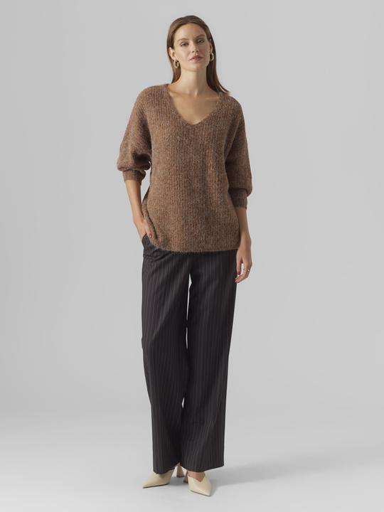 Image du produit Vero Moda VMJULIE 7/8 V-NECK BLOUSE GA REP EXC Pull-over en maille (S)