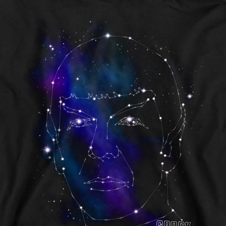Actual product image Unisex Adult Spock Constellations Sweatshirt (XXL)