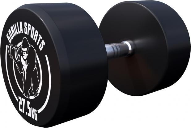 Immagine prodotto Gorilla Sports Manubri rotondi (1 x 27,5 kg)