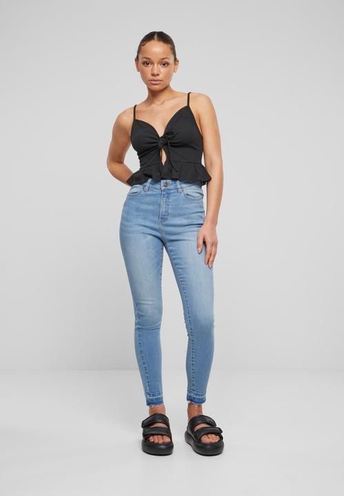 Immagine prodotto Urban Classics Top con volant in piqué Waffle da donna - 137877 (XS)