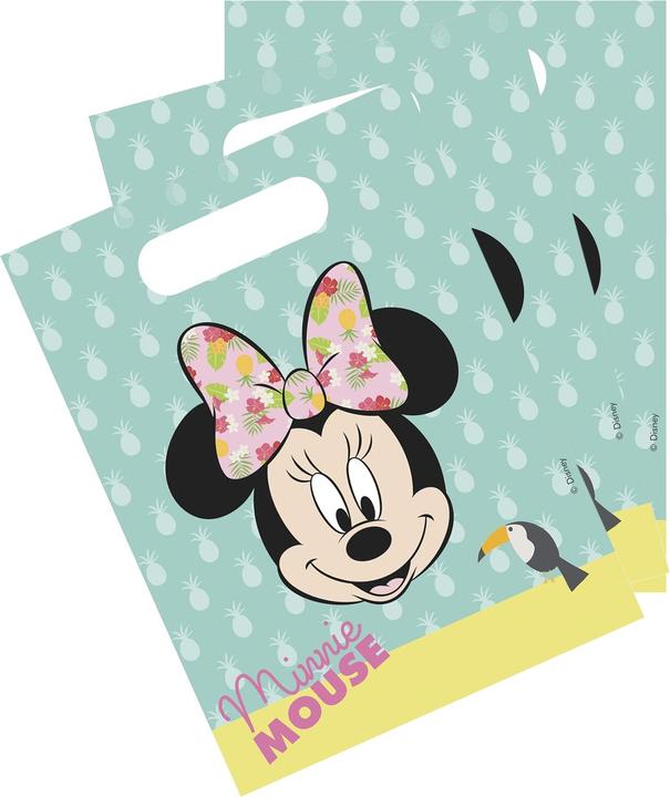 Image du produit Disney Sac cadeau Minnie Mouse tropical (pack de 6) (Coffret cadeau, 6 x)
