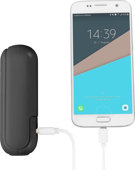 Actual product image Pearl 3in1 Mini Fan with Powerbank & Flashlight