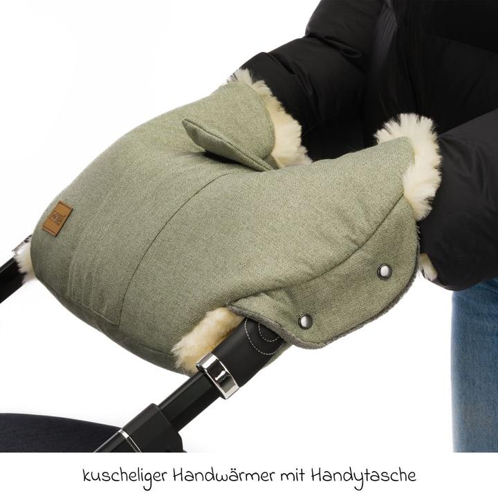 Actual product image Fillikid Handwärmer Lammfell-Handwärmer Nyby Style für Buggy