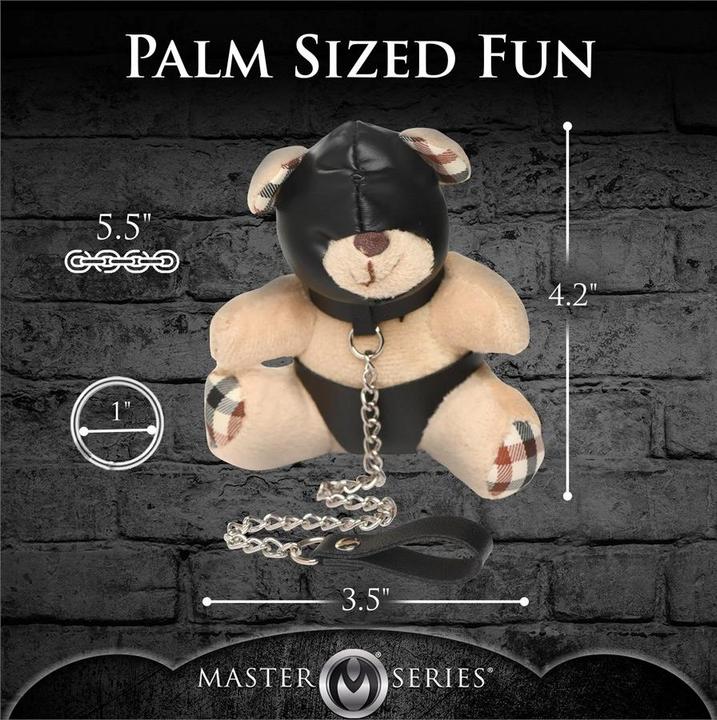 Produktbild Master Series Geknebelter Teddybär Schlüsselanhänger