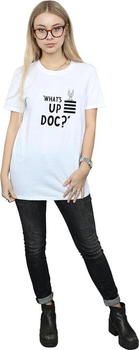 Image du produit Looney Tunes - T-shirt BUGS BUNNY WHAT'S UP DOC STRIPES - Femme (S)