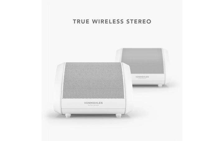 Actual product image Vonmählen Bluetooth Speaker Air Beats Mini White (13 h, Rechargeable battery operated)