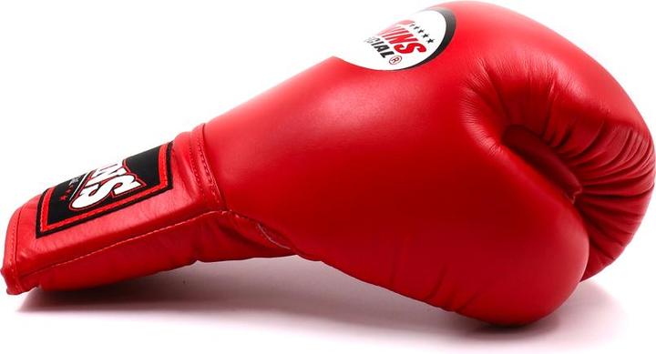 Immagine prodotto Twins Boxhandschuh rot geschnürt 10oz (10 OZ, Taglia unica)