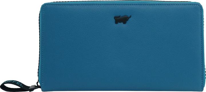 Actual product image Braun Büffel Capri wallet RFID protection leather 19 cm