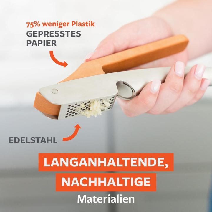 Actual product image Full Circle Home Knoblauchpresse Easy-Clean Crushed It