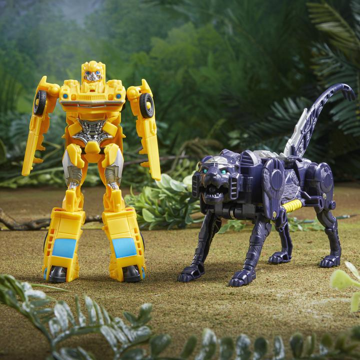Actual product image Transformers Rise of the Beasts, Beast Alliance, Beast Combiner 2-Pack Bumblebee Toy for the