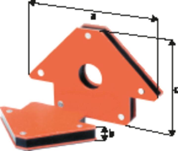Image du produit Beloh Aimant angulaire multiple 45/90 120x15x82mm