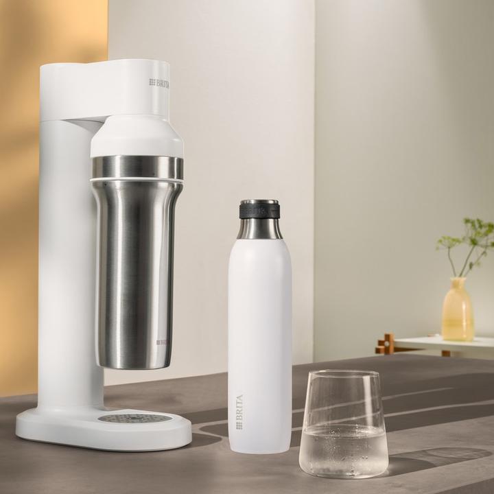 Produktbild Brita sodaTRIO Edelstahlflasche