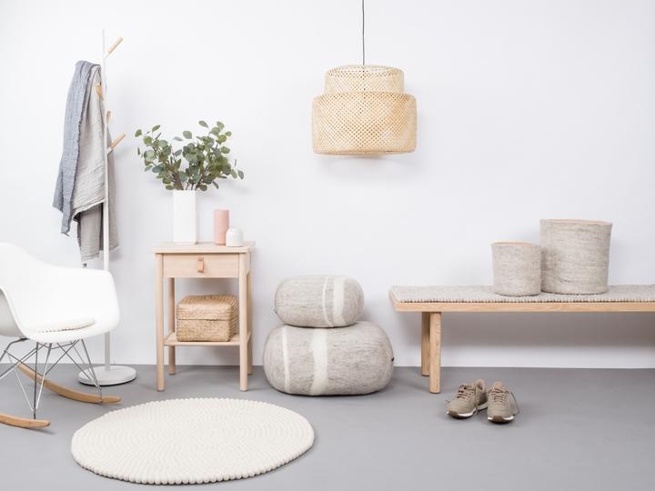 Produktbild Myfelt Linéa Filzkugelteppich (Ø 140 cm)