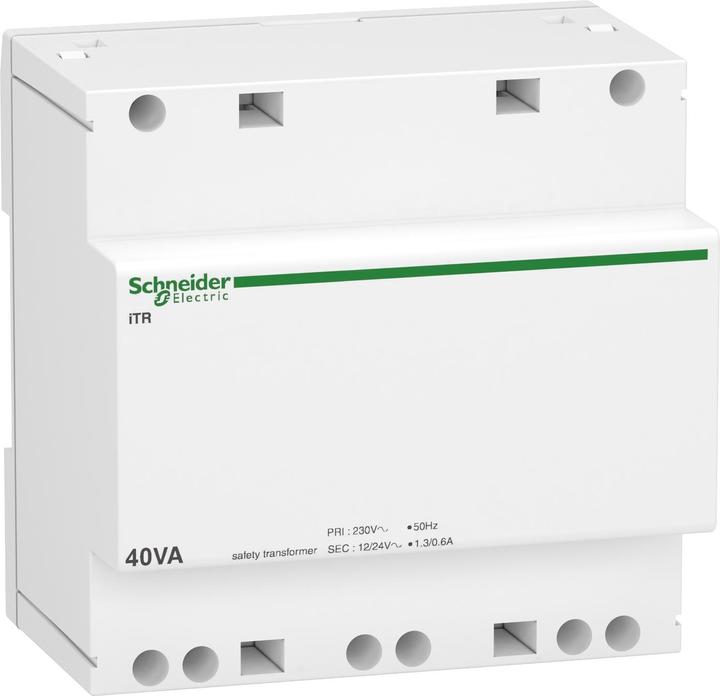 Immagine prodotto Schneider Electric Trasformatore di sicurezza 23024V 40VA iTR (A9A15220)