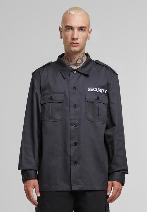 Produktbild Brandit Security US Langarm-Shirt, Schwarz Grösse 3XL (3XL)