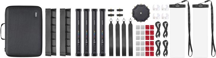 Image du produit Godox GO TL30-K4 Tube lumineux, kit de quatre lumières (Lampe à tige)