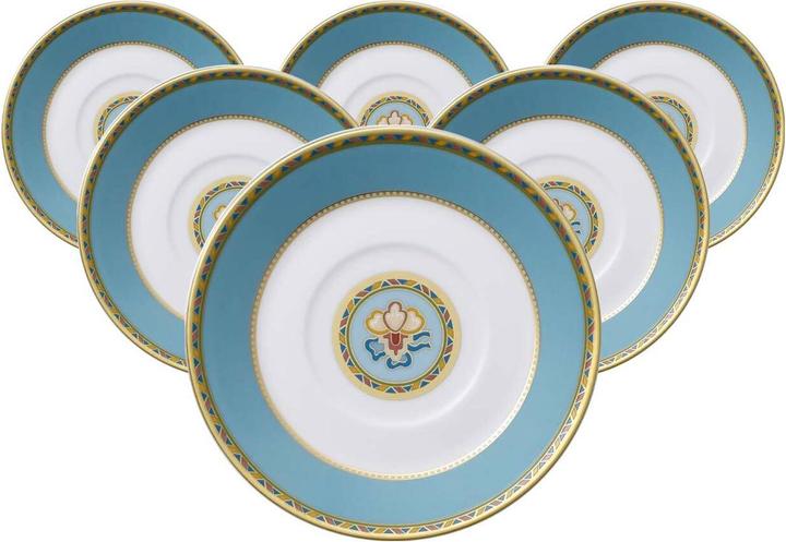 Produktbild Villeroy & Boch Multipack Samarkand Aquamarin Mokka-/Espressountertasse - 6 Stück (6 x)
