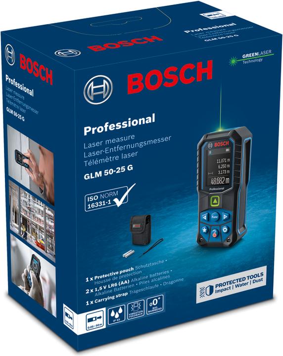 Produktbild Bosch Professional GLM 50-25 G (50 m, 515 nm)