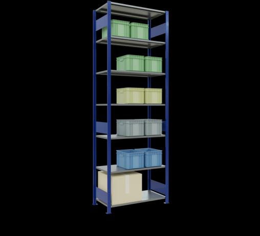 Immagine prodotto Schulte Lagertechnik Sistema di scaffalature di base senza viti MULTIplus150 con ripiani di lunghezza