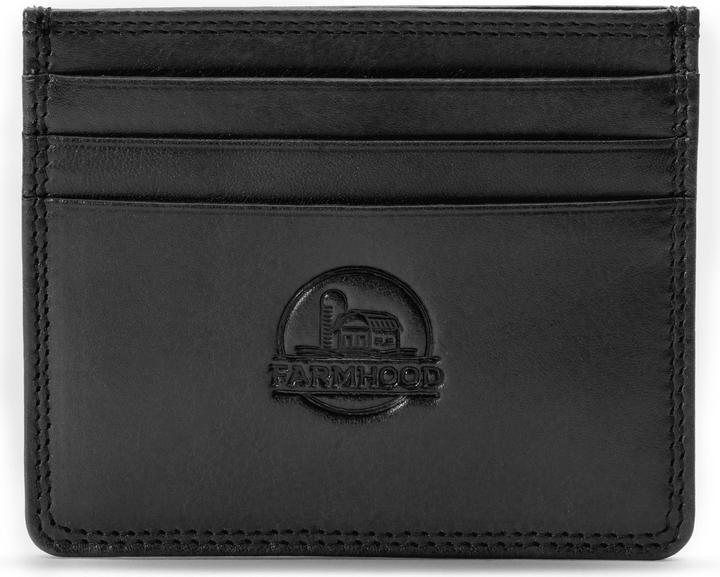 Farmhood Memphis Kreditkartenetui RFID Schutz Leder 10 cm