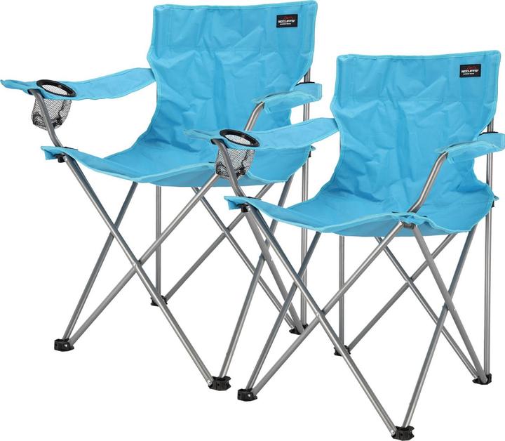 Redcliffs 2er-Set Camping-Stuhl, klappbar mit GetrÃ¤nkehalterung