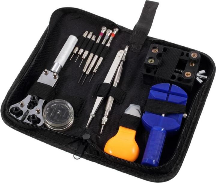 Werkstein Universal Uhrenwerkzeug-Set – Reparatur-Kit mit Pinzette, Gliederentferner & Schraubendreher