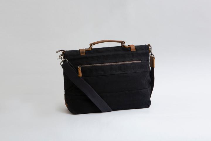 Only-Bags.Store Messenger Bag, strapazierfähige Ledertasche aus Segeltuch, stilvolle 16-Zoll-Laptoptasche