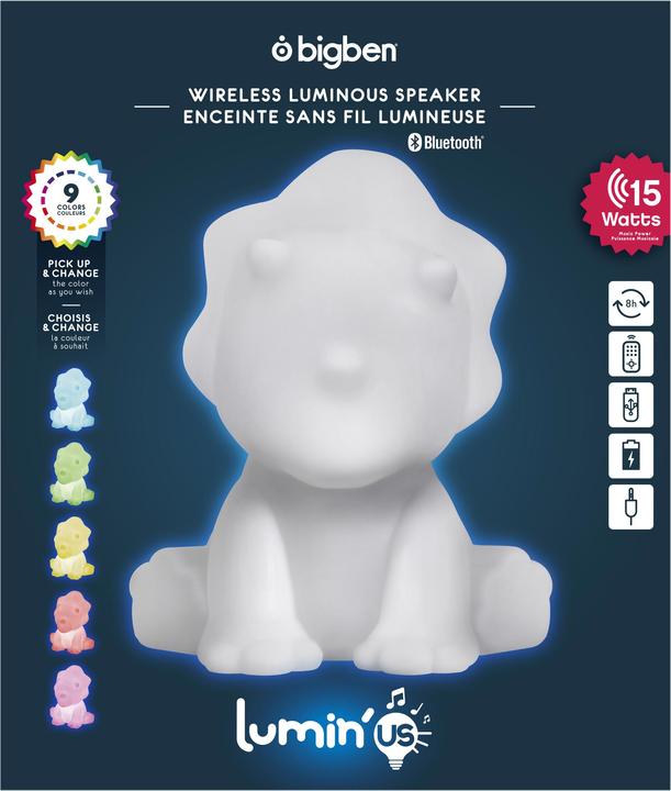 Image du produit Bigben Lumin'Us Dino (8 h, Fonctionnement sur batterie)