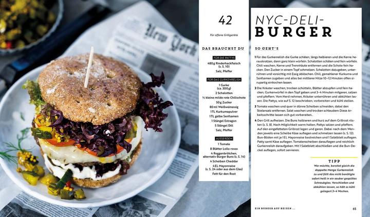 Actual product image Ja, ich grill! – Burger (German, Tanja Dusy, 2020)