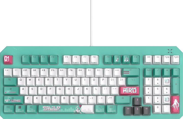 Actual product image ASUS TUF Gaming K3 Gen II Hatsune Miku Edition (DE, Cable)