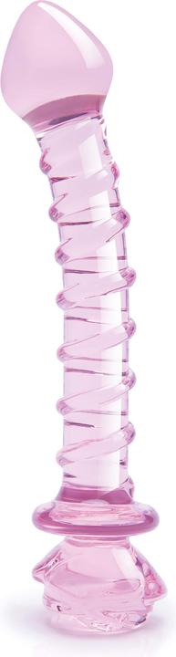 Dream Toys Glaze Glass - Rosebud Spiral G-Spot Dildo