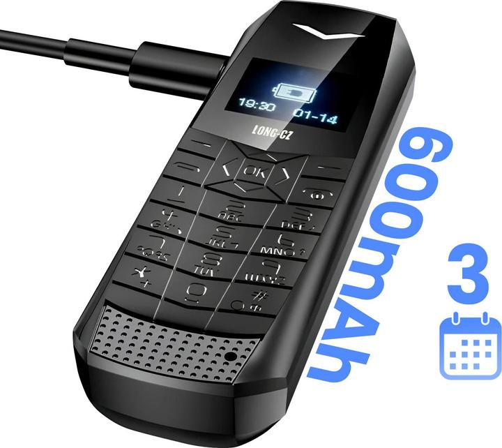 Immagine prodotto Avizar Mini 4G-LTE-Handy ultrakompakt 5 Std. Akkulaufzeit (4G)
